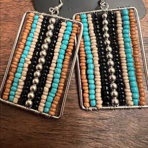 Earrings, Seed Bead